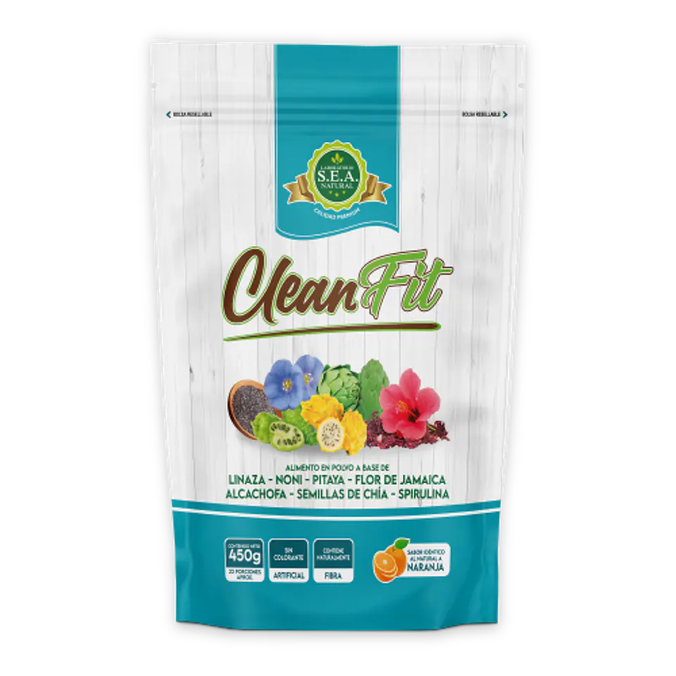 Cleanfit Fibra Polvo 450G Sea Natural 1