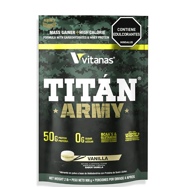 Titan Army 2 Lbs Vainilla Vitanas