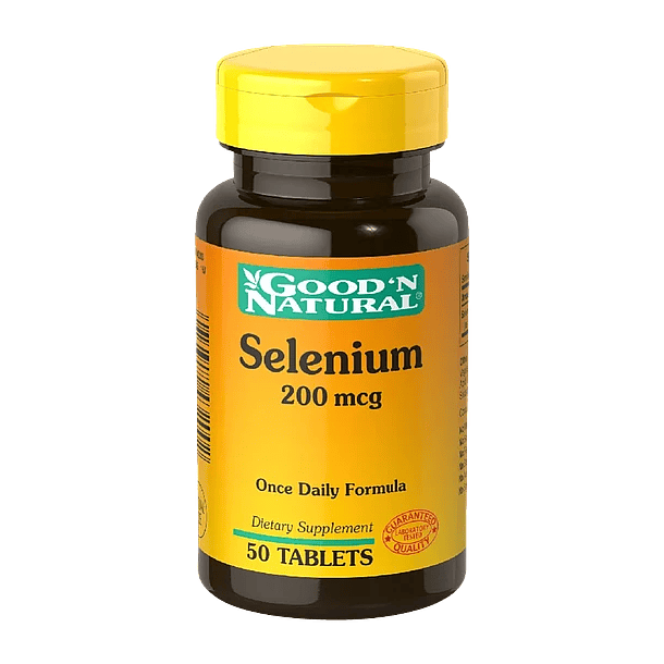 Selenium 200Mcg 50Tabletas Good Natural