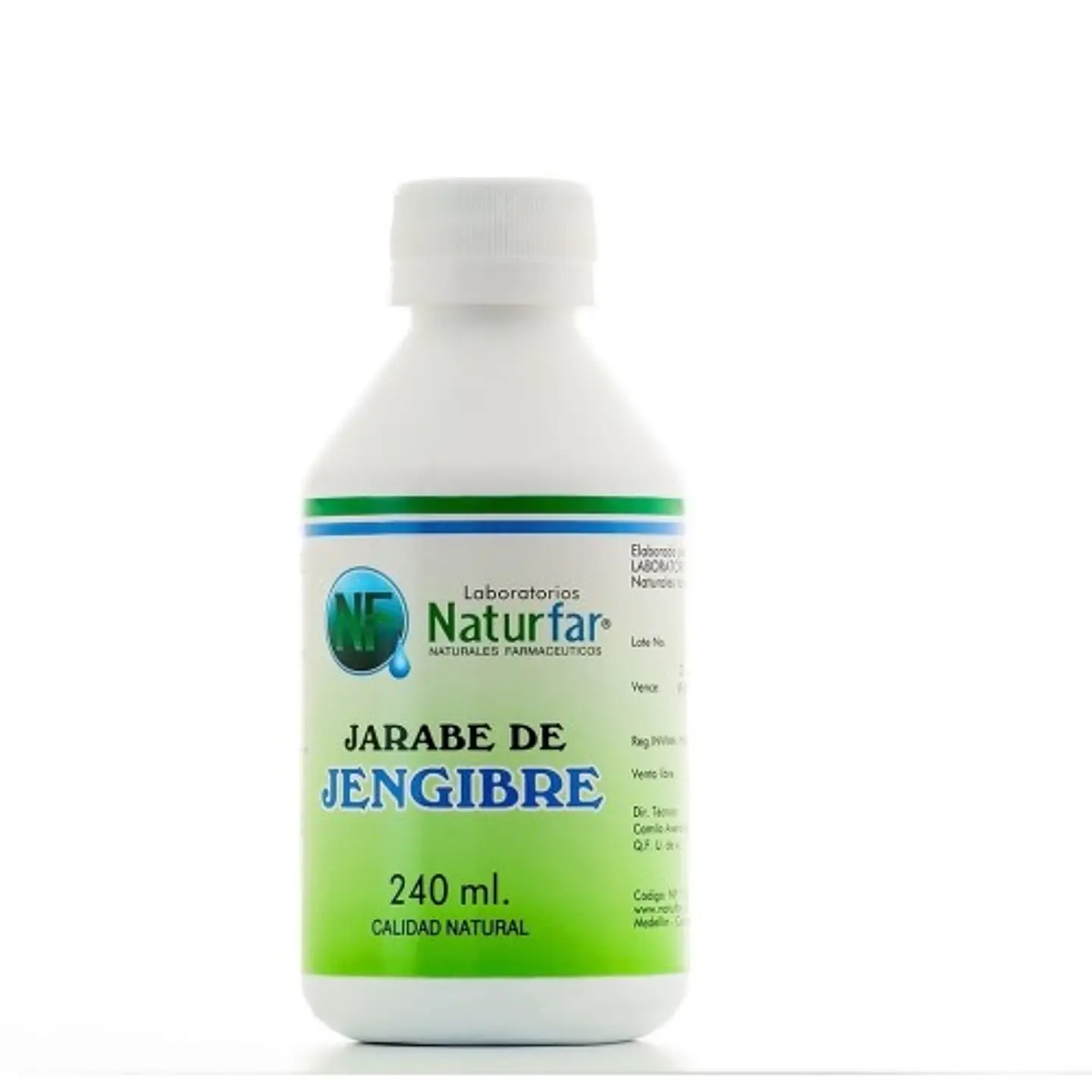 Jarabe De Jengibre 240Ml Laboratorios Naturfar 1