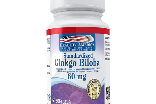 Ginkgo Biloba 60Mg 60 Softgels Healthy America