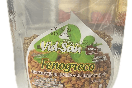 Semillas De Fenogreco 125G Alimentos Naturales Vida Sana