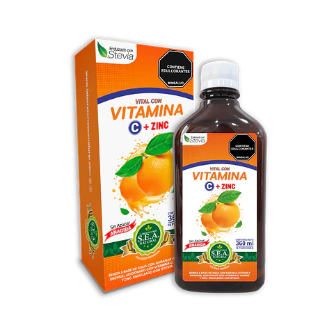 Vitamina C Mac Zinc Liquido 360Ml Sea Natural