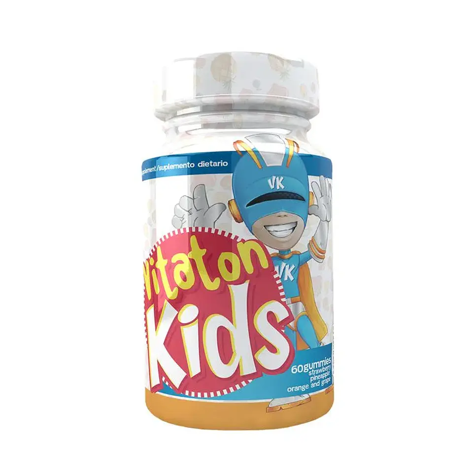 Vitaton Kids 60 Gummies Strawberry Healthy America 1