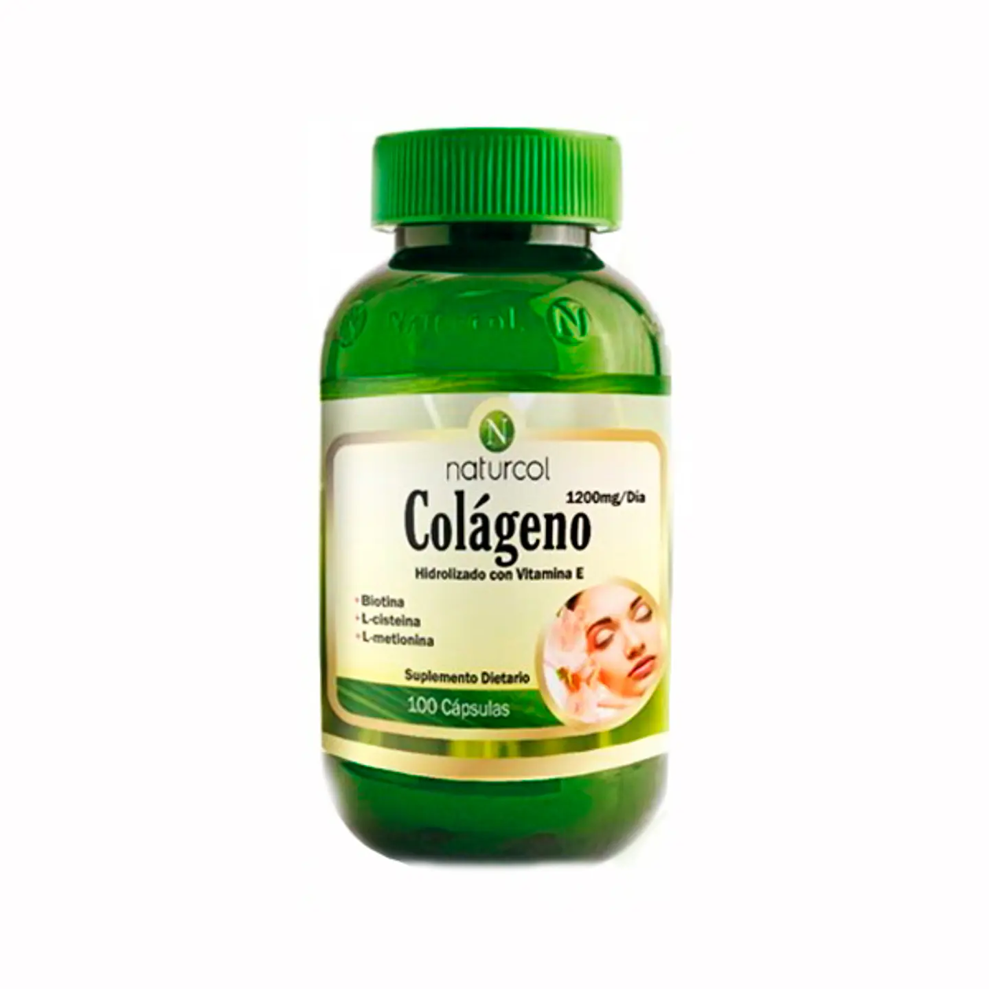 Colageno Hidrolizado Vitamina E, Biotina 100Capsulas Naturcol 1
