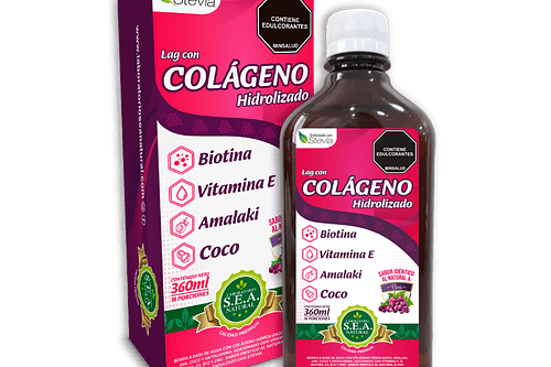 Colageno Liquido Hidrolizado 360Ml Sea Natural