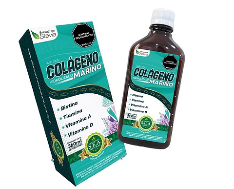 Colageno Marino Hidrolizado 360 Ml Sea Natural
