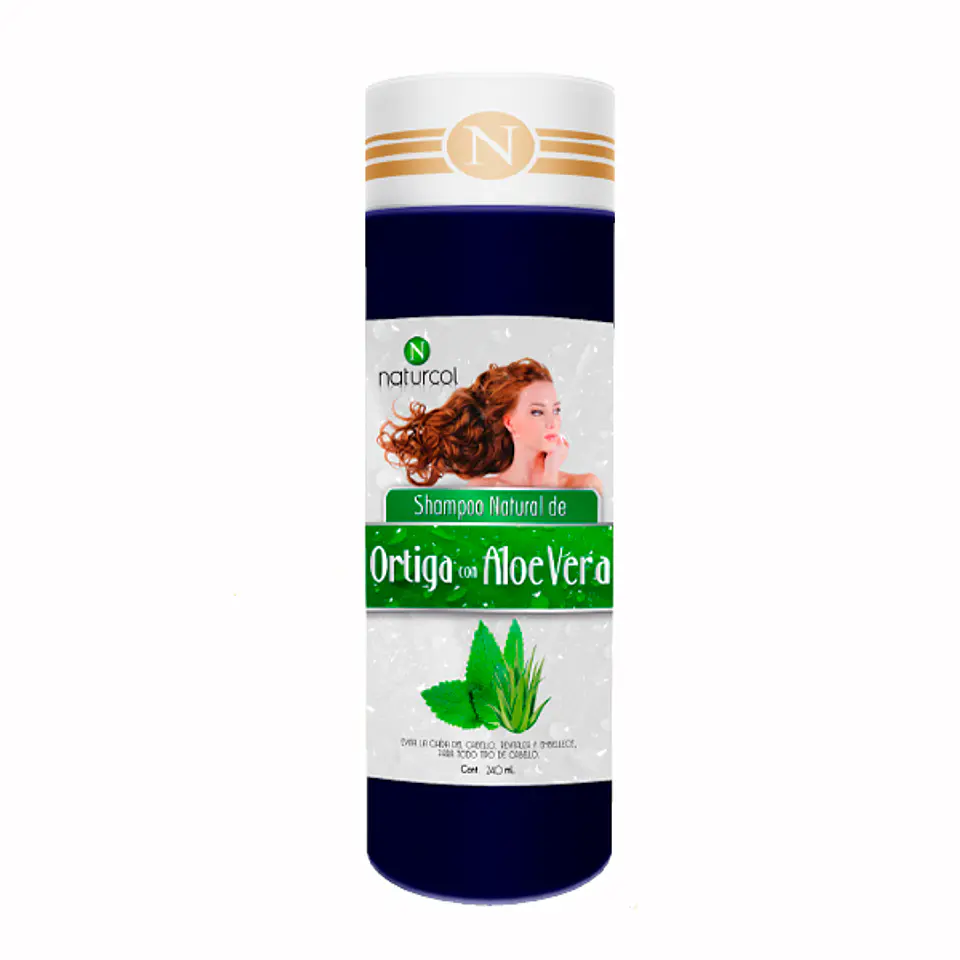 Shampoo Ortiga Con Aloe Vera 240 ml Naturcol 1