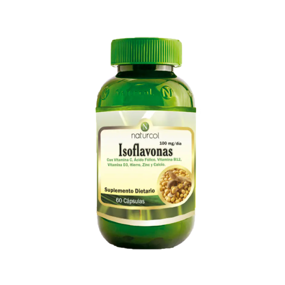 Isoflavonas De Soya 60 Capsulas Naturcol 1
