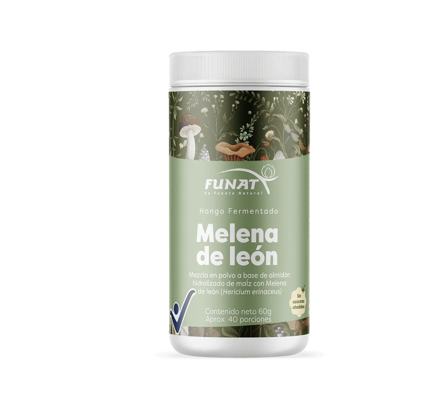 Melena de Leon en Polvo 60g Laboratorios Funat 1