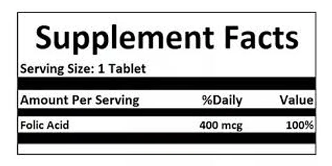Acido Folico 400Mcg 250Tabletas Good Natural