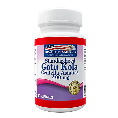 Centella Asiatica Gotu Kola 90 Sofgetls de Healthy America