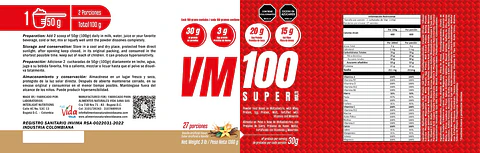 Vm100 Super 3 Lbs Alimentos Naturales Vida Sana