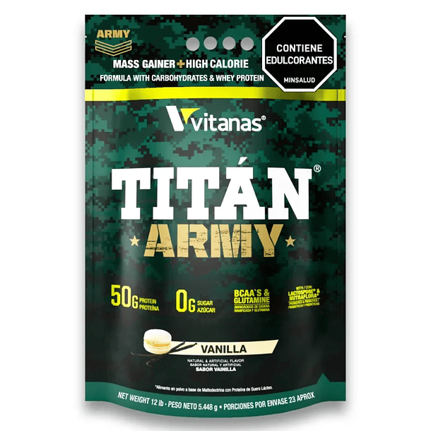 Titan Army 12 Lbs Vainilla Vitanas 1