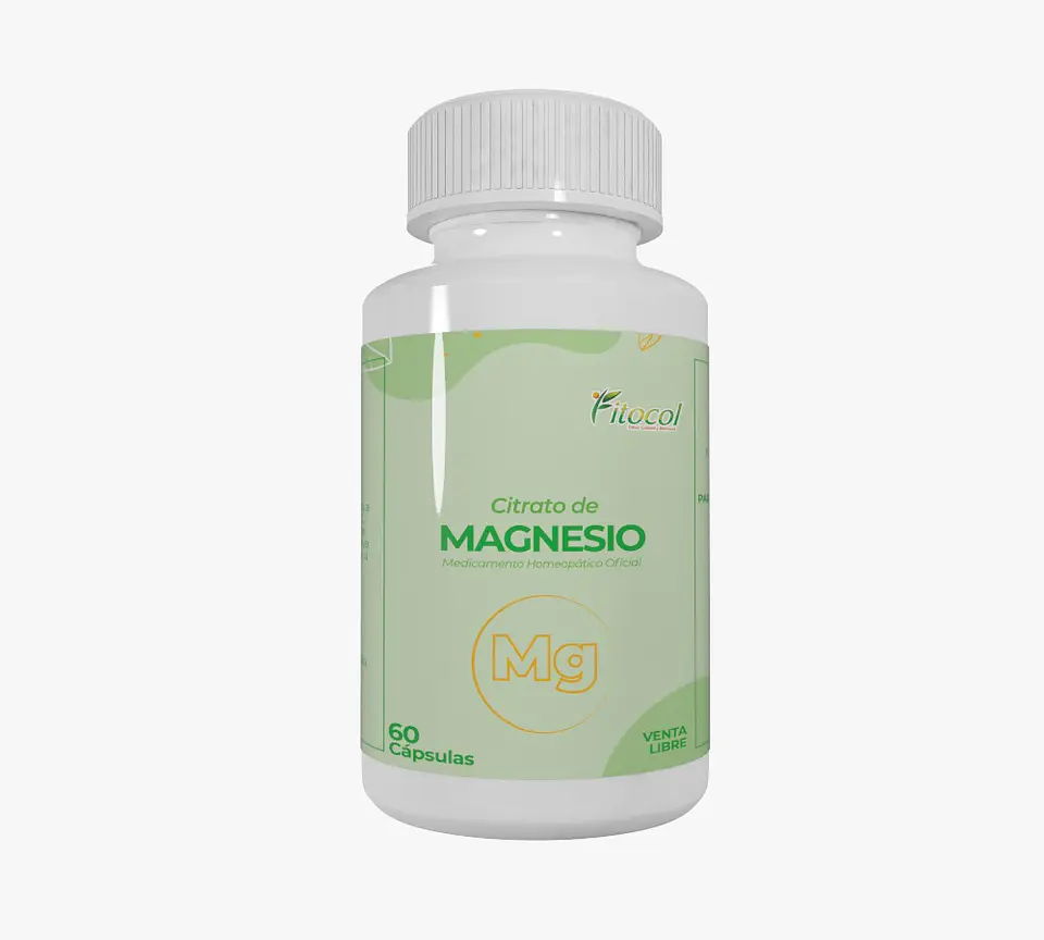 Citrato de Magnesio 60 Capsulas Fitocol 1