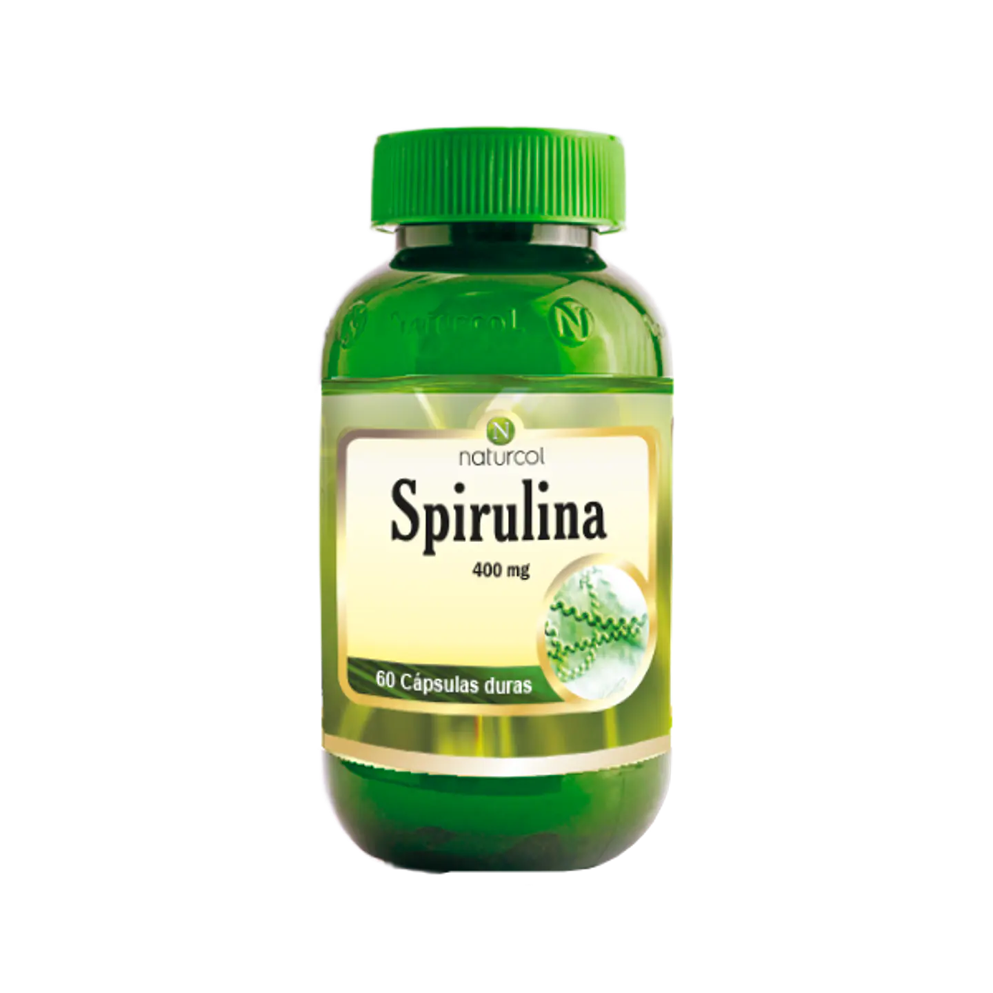 Spirulina 400 mg 60 Capsulas Naturcol 1