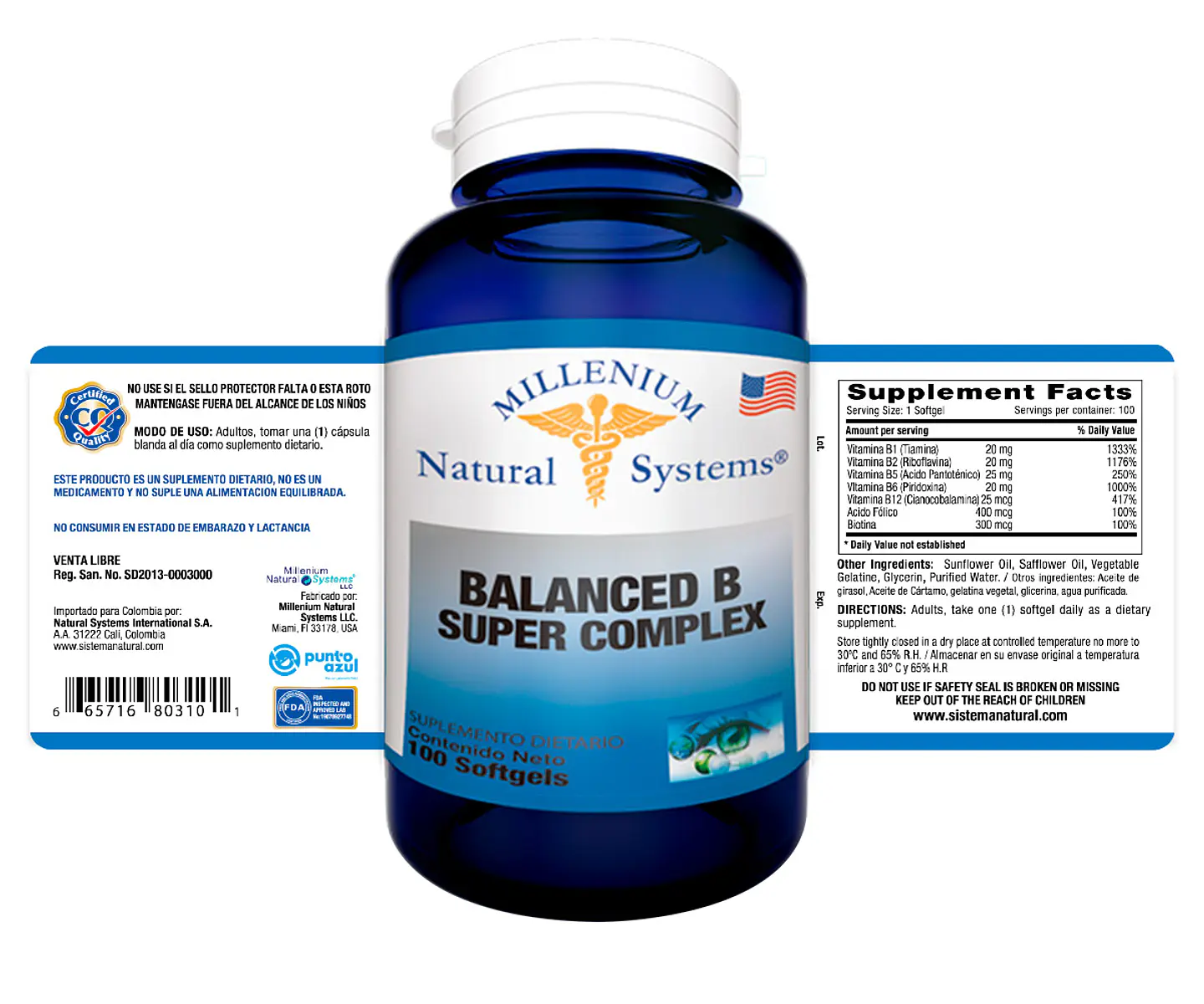 Balance b Super Complex 100 Sofgetls Natural Systems 2