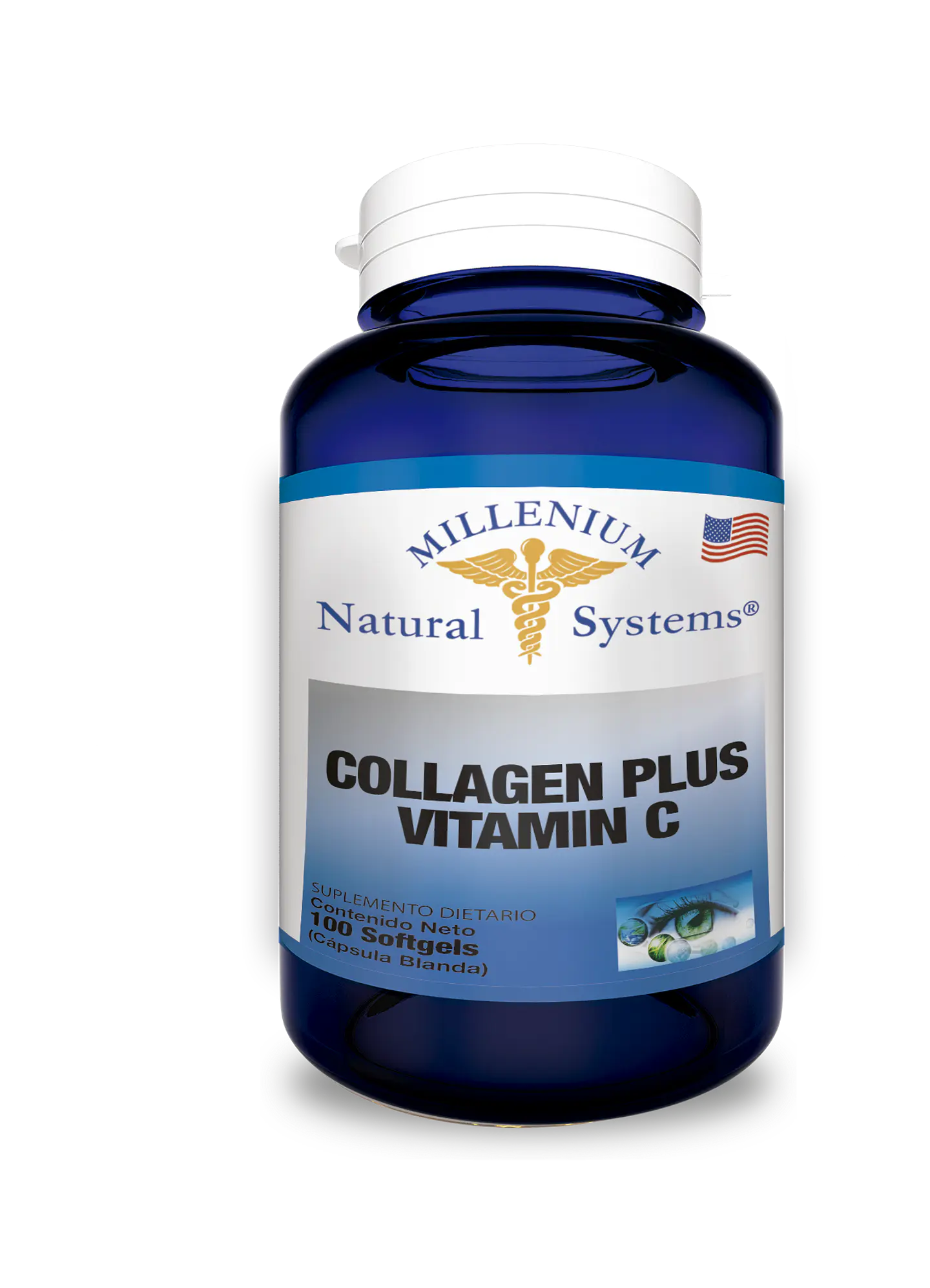 Collagen Plus Vitamin C 100 Sofgetls Natural Systems 1