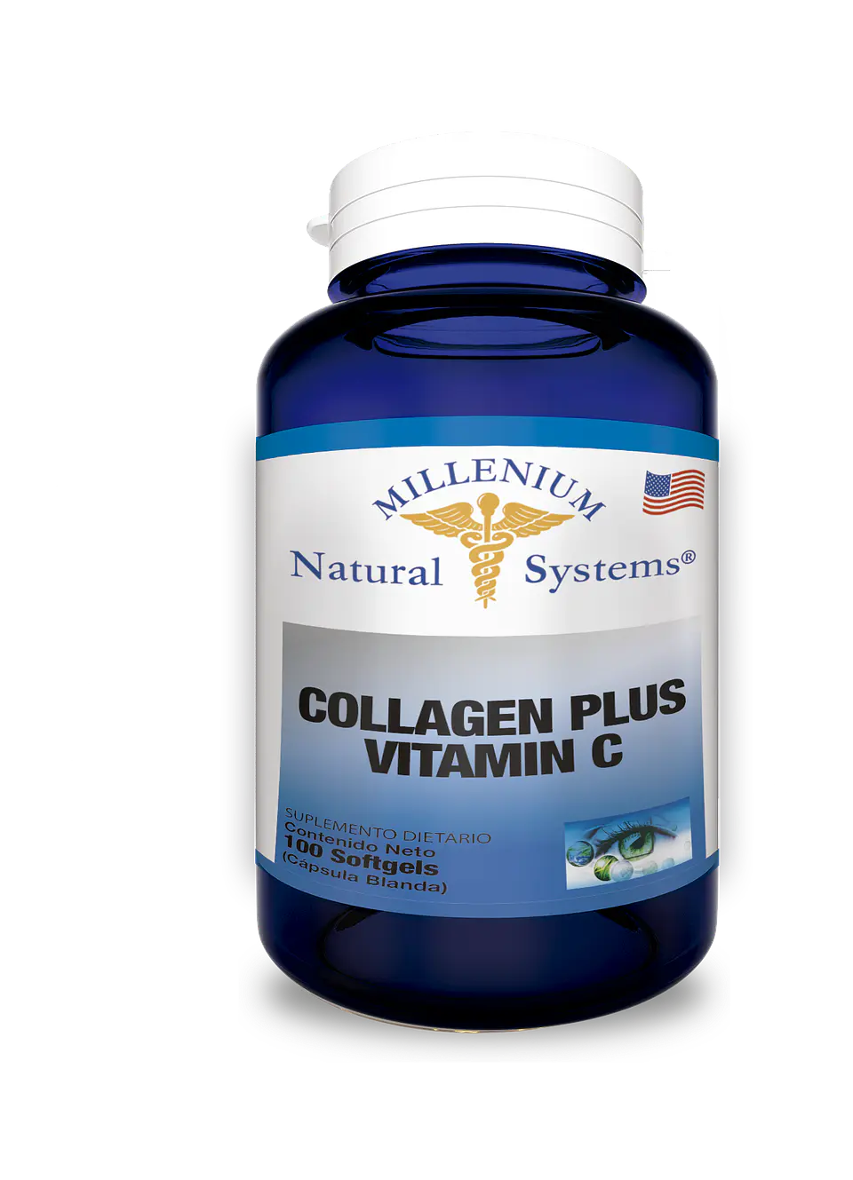Collagen Plus Vitamin C 100 Sofgetls Natural Systems 1
