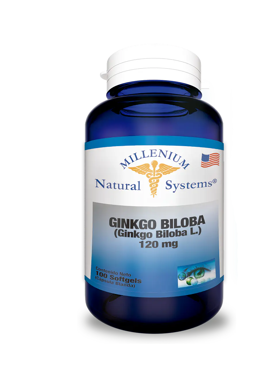 Ginkgo Biloba 120 mg 100 Sofgetls Natural Systems 1