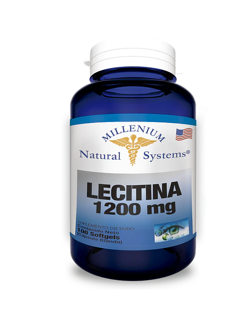 Lecitina de Soya 1200mg 100 Sofgetls Natural Systems