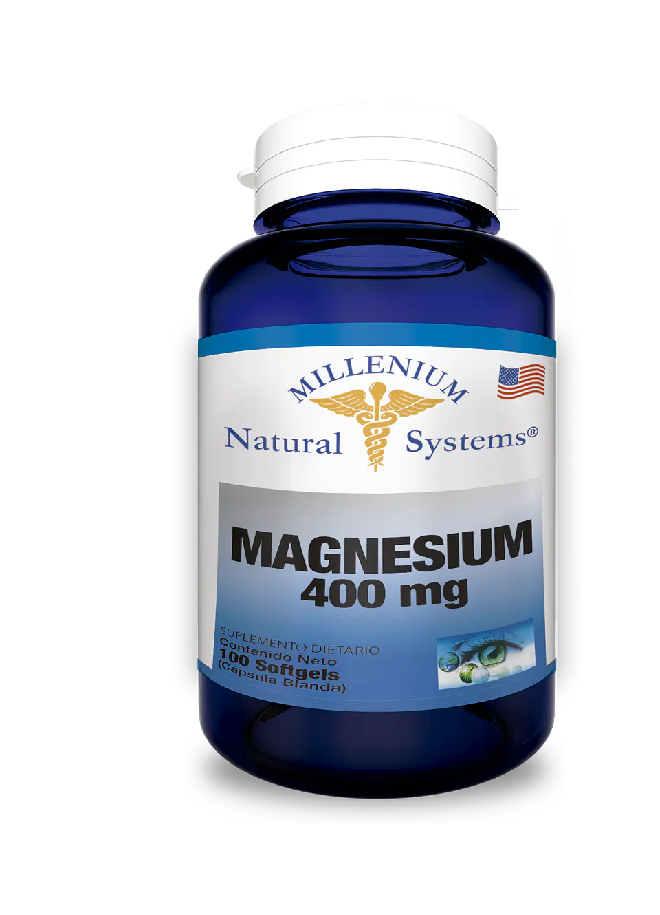 Magnesium 400 mg 100 Sofgetls Natural Systems 1