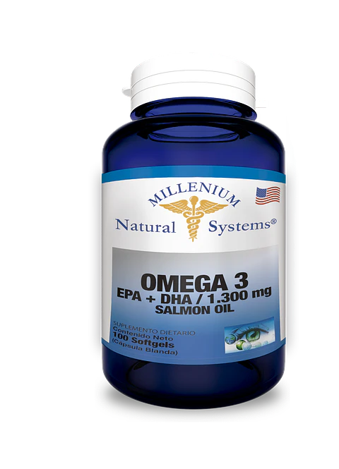 Omega 3 Epa + Dha 1300 mg 100 Sofgetls Natural Systems
