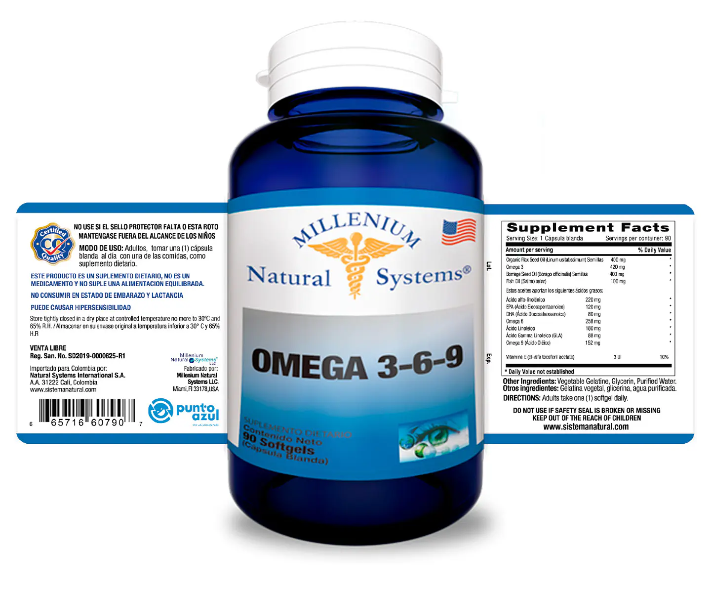 Omega 3-6-9 90 Sofgetls Natural Systems 2