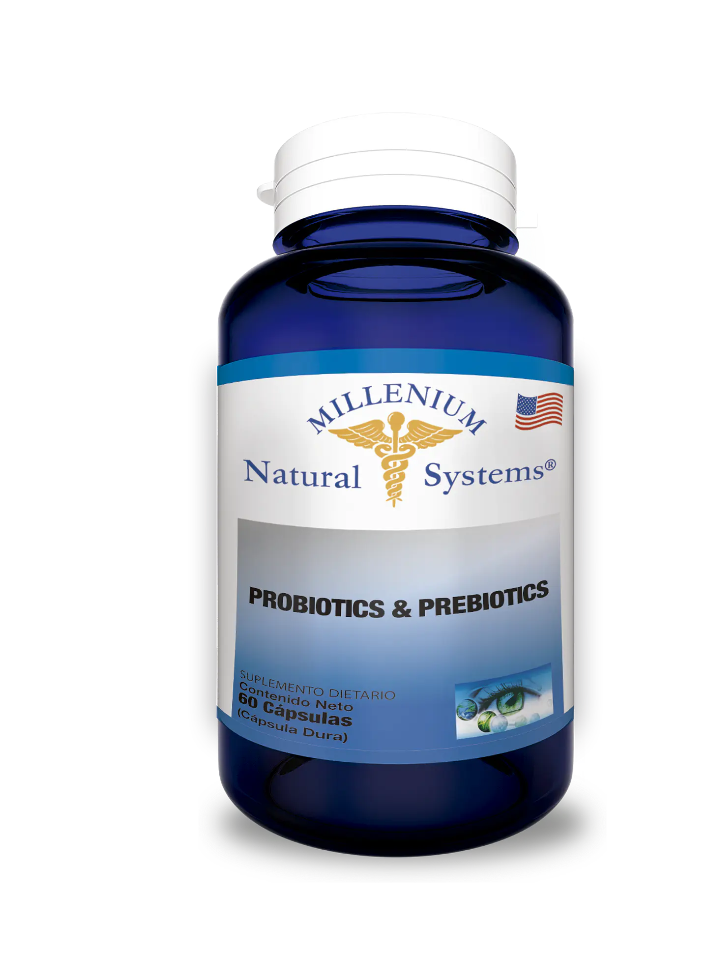 Probioticos y Prebioticos 60 Capsulas Natural Systems 1