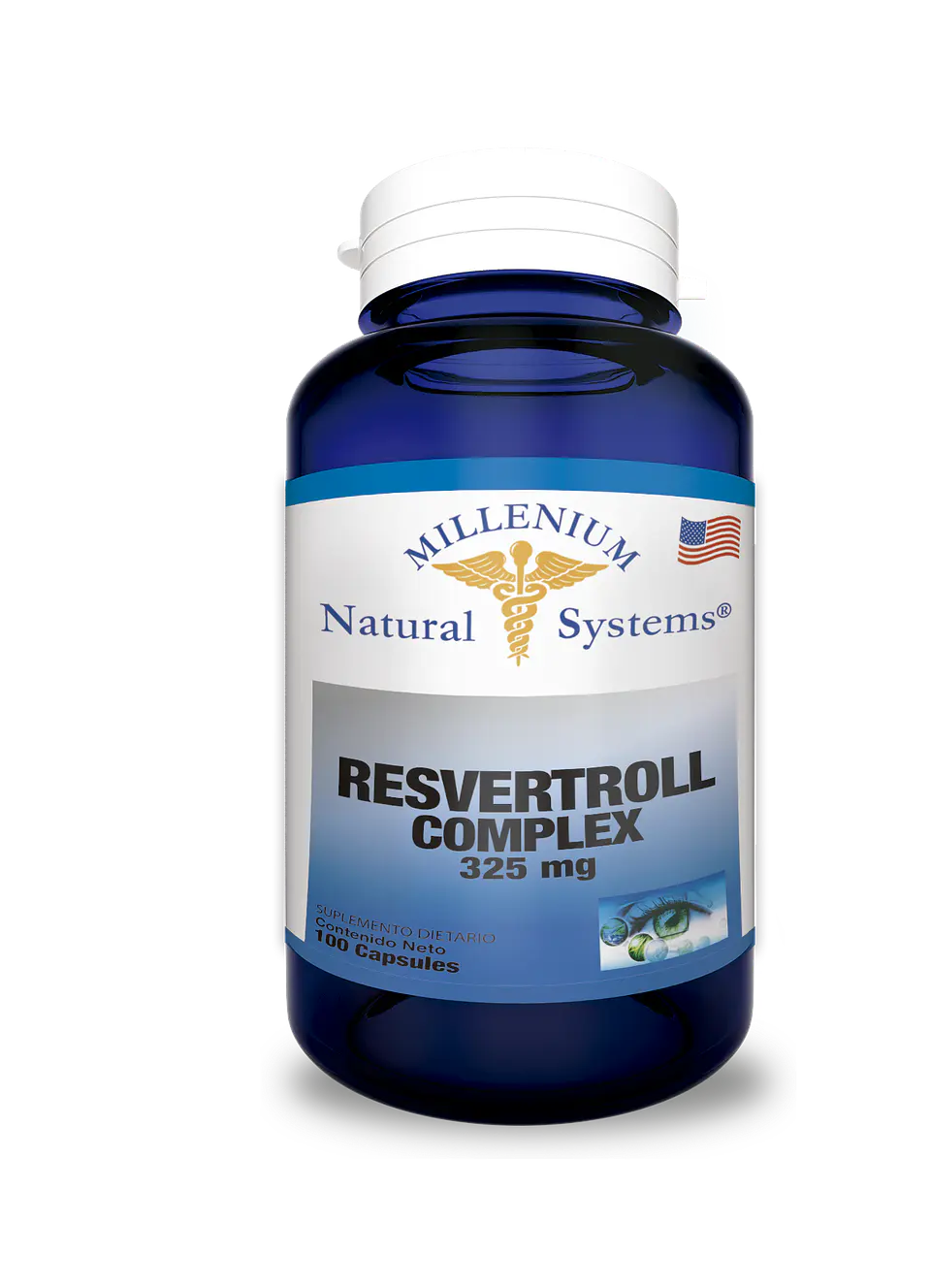 Resveratrol Complex 325 mg 100 Capsules Natural Systems 1