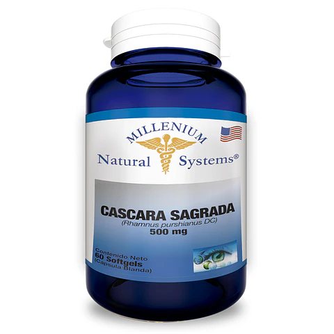 Cascara Sagrada 500mg 60 Sofgetls Natural Sytems