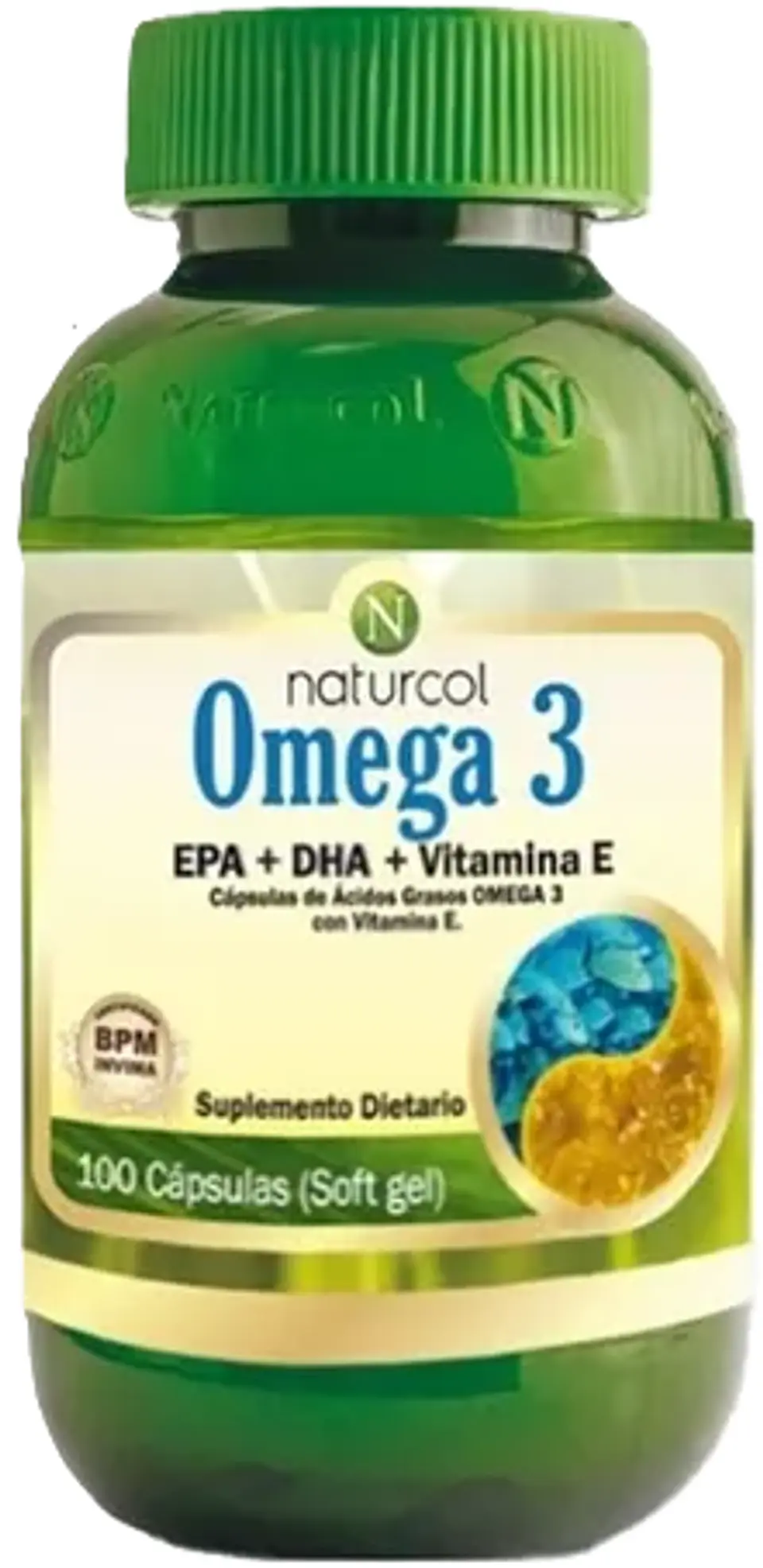 Omega 3 Epa + Dha + Vitamina E Laboratorios Naturcol 1