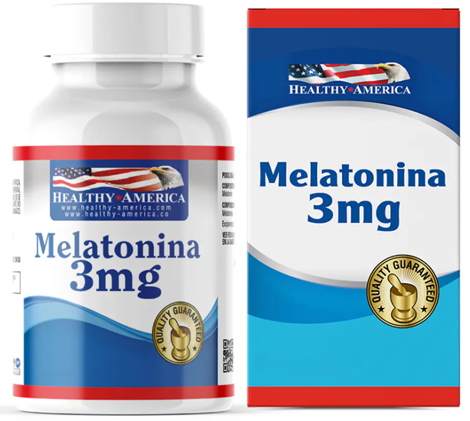 Melatonin 3mg 30 Sofgetls Healthy America 1