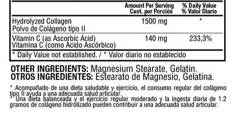 Colageno Hidrolizado 1500mg 30 Sofgetls Healthy America