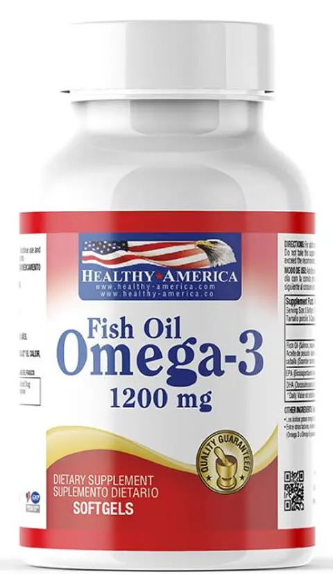 Omega 3 Fish Oil 30 Softgels Healthy America