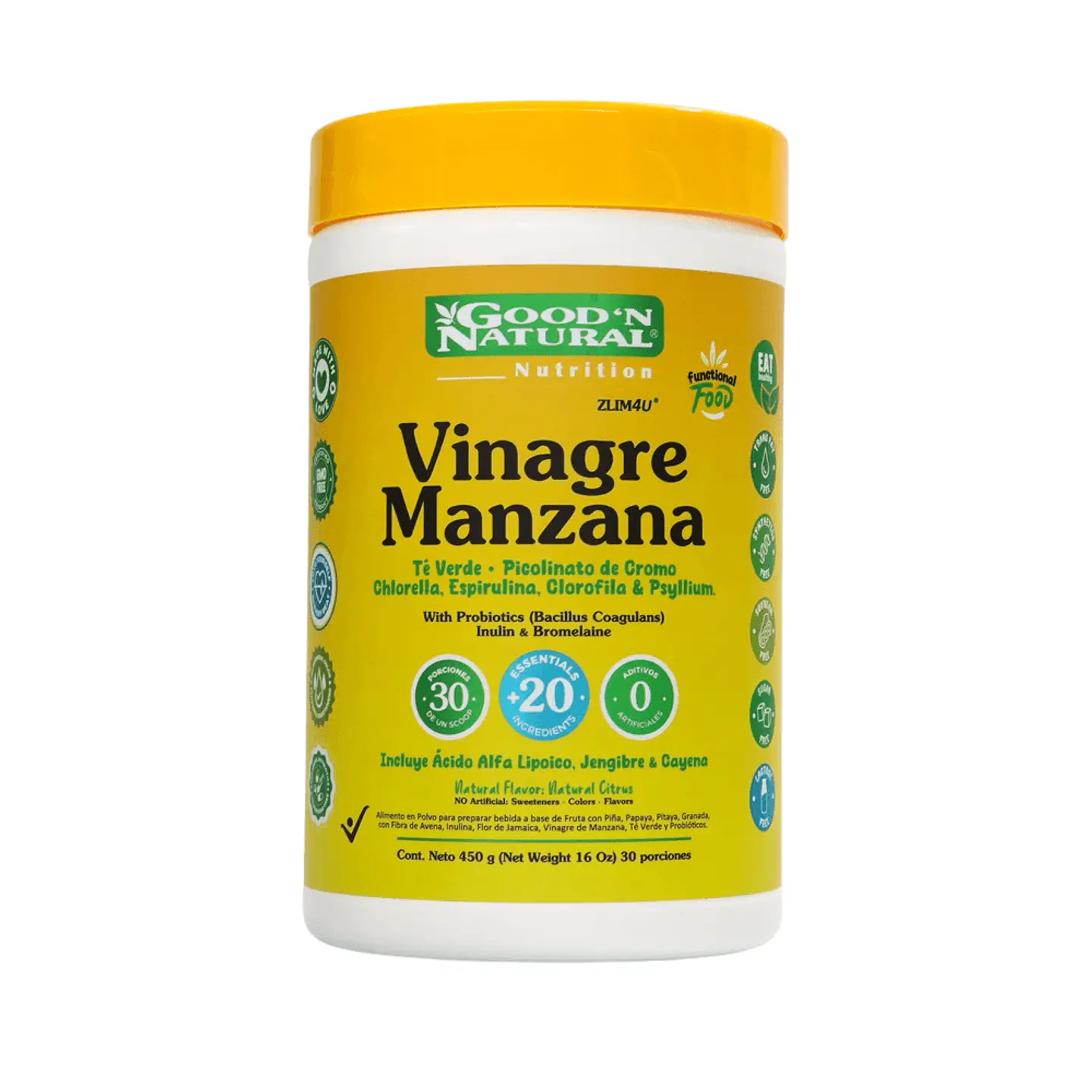 Vinagre Manzana 450g Good Natural 1