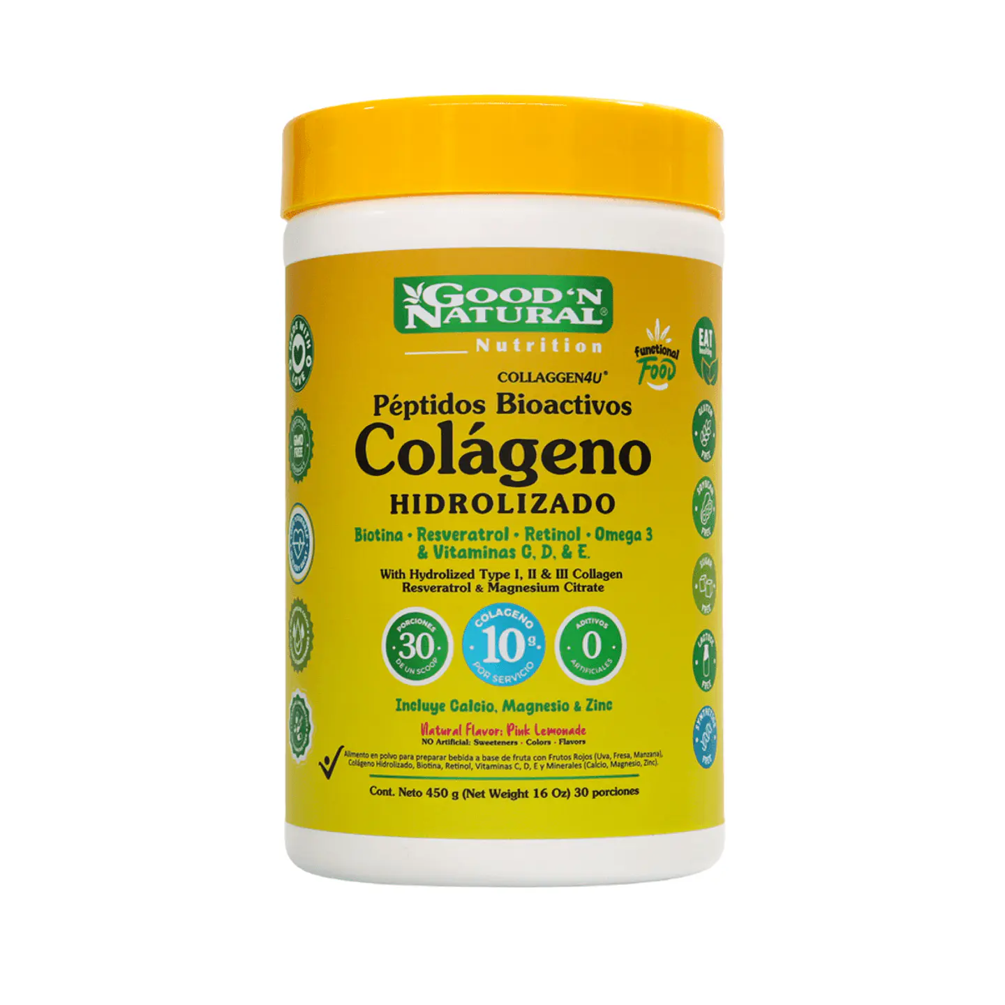 Peptidos Bioctivos Colageno Hidrolizado 450g Good Natural 1