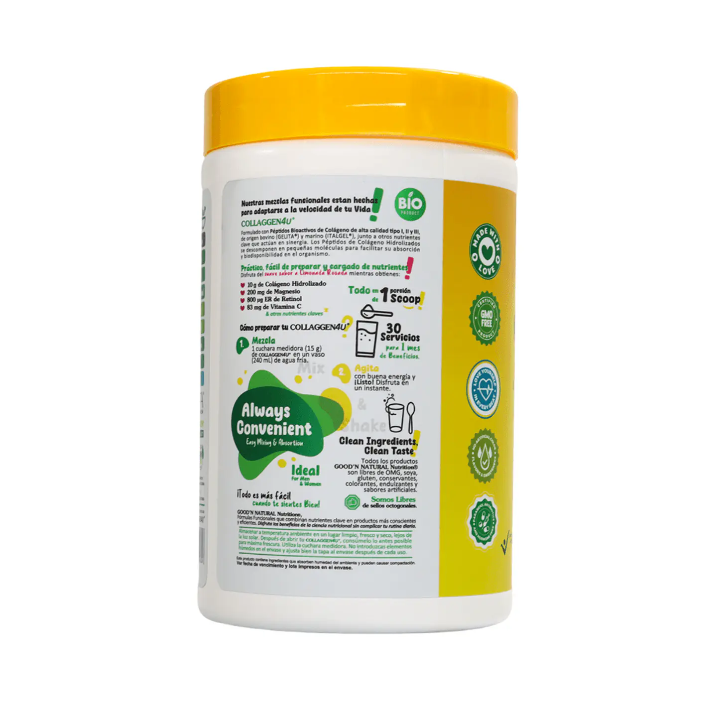 Peptidos Bioctivos Colageno Hidrolizado 450g Good Natural 2
