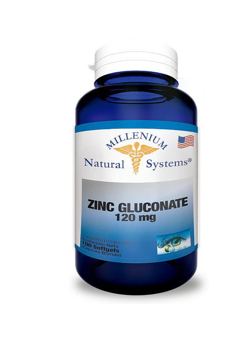 Zinc Gluconate 120 mg Natural Systems