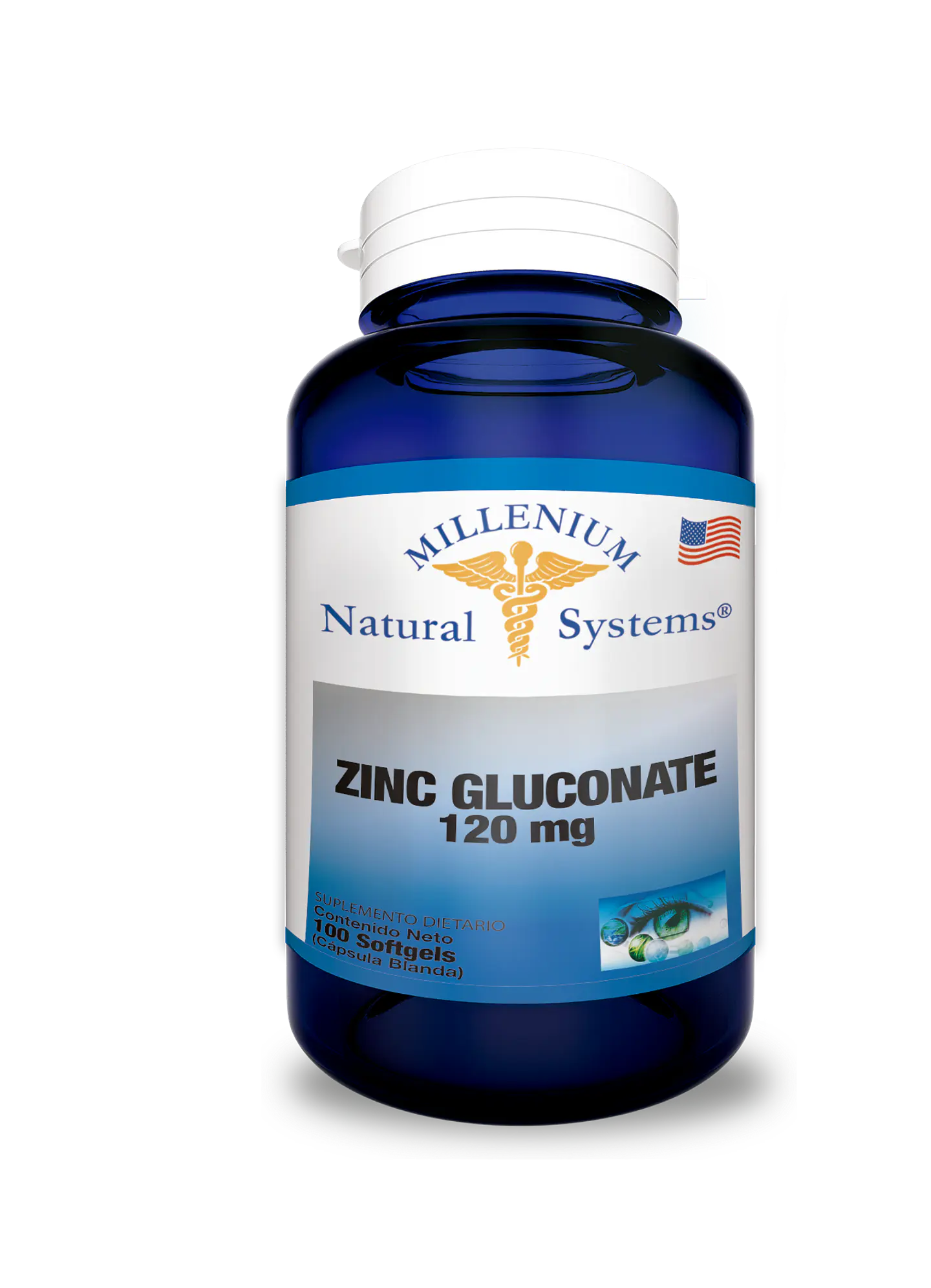 Zinc Gluconate 120 mg Natural Systems 1