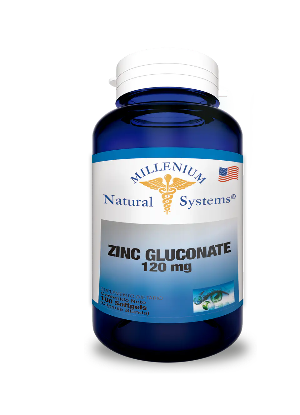 Zinc Gluconate 120 mg Natural Systems 1