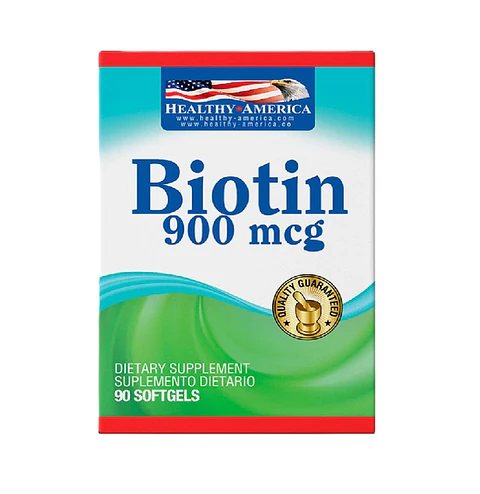Biotina 900Mcg 90Softgels Blister Healthy America