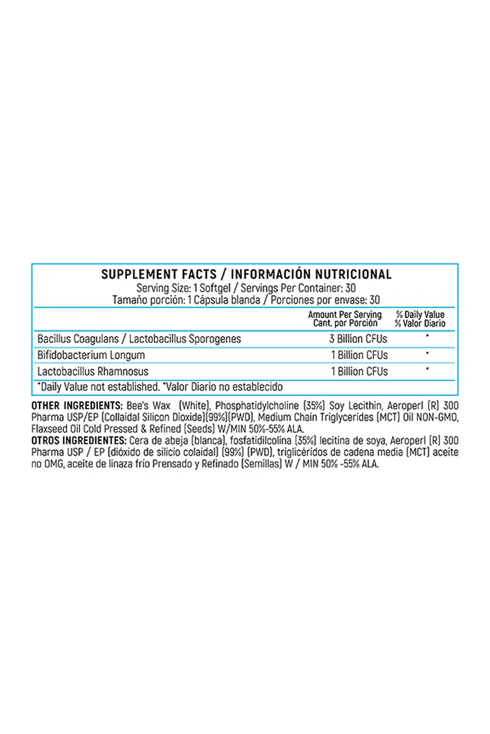 Sporogenex With Bacilius Coagulans 30 Sofgels Healthy America 2