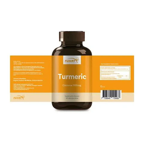 Curcuma Turmeric 60 Capsulas Funat