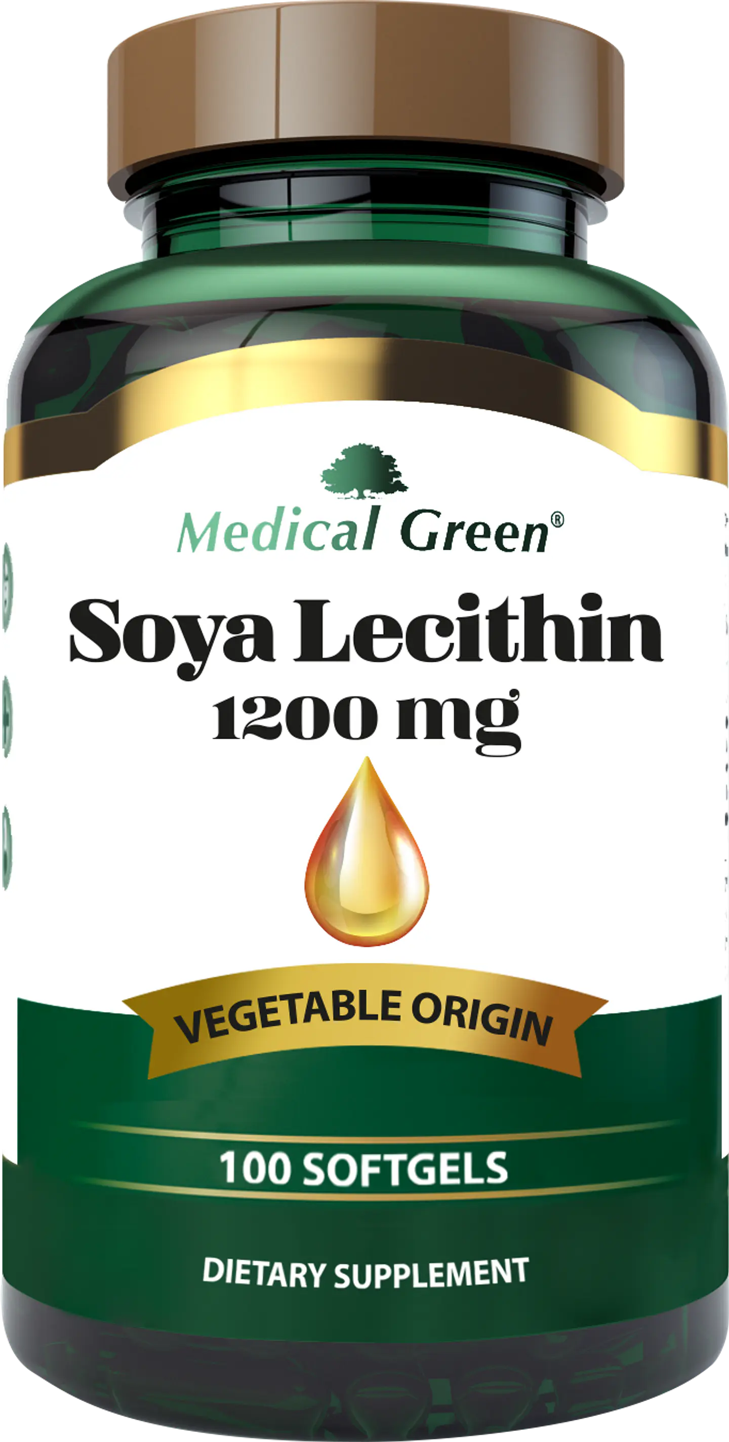 Lecitina de Soya 100 Capsulas Medical Green 1