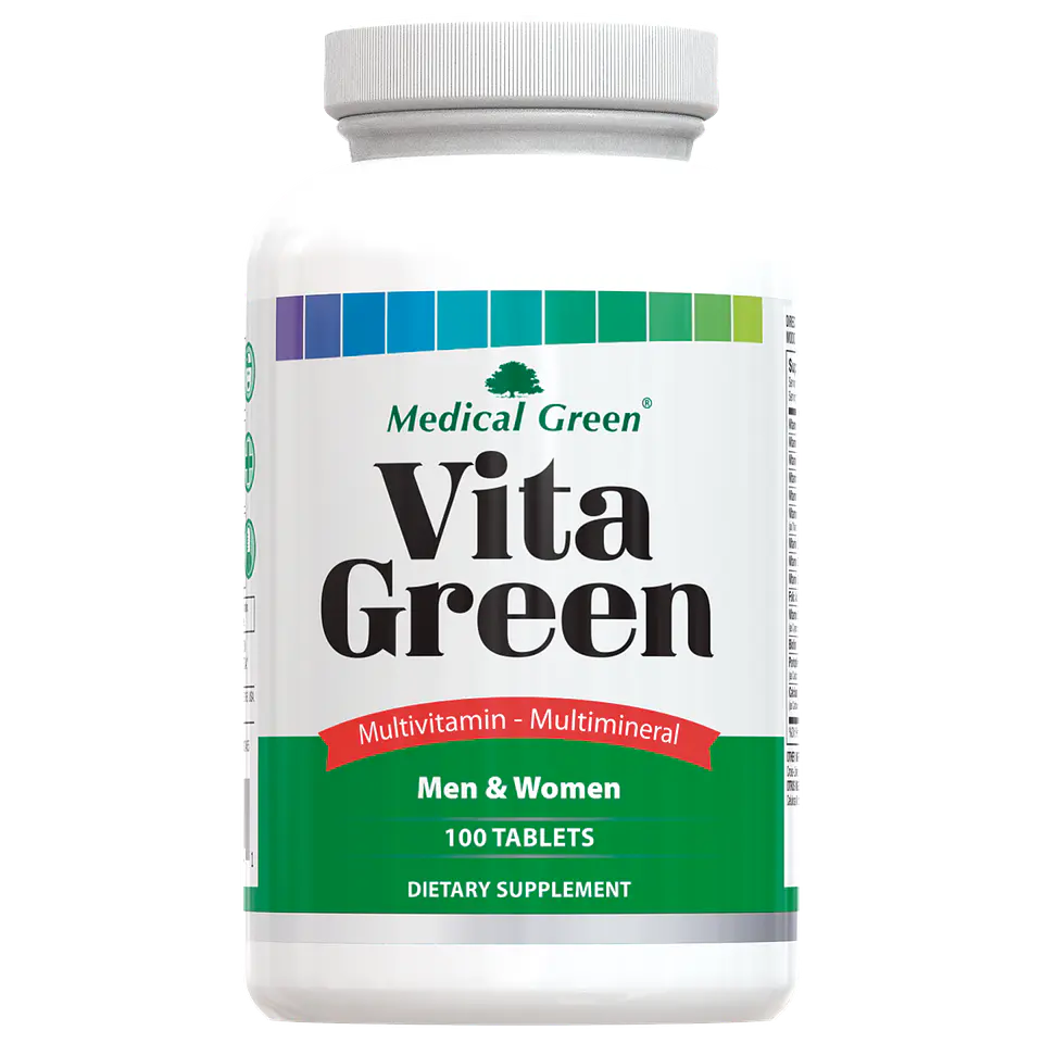 Vitagreen 100 Tabletas Medical Green 1