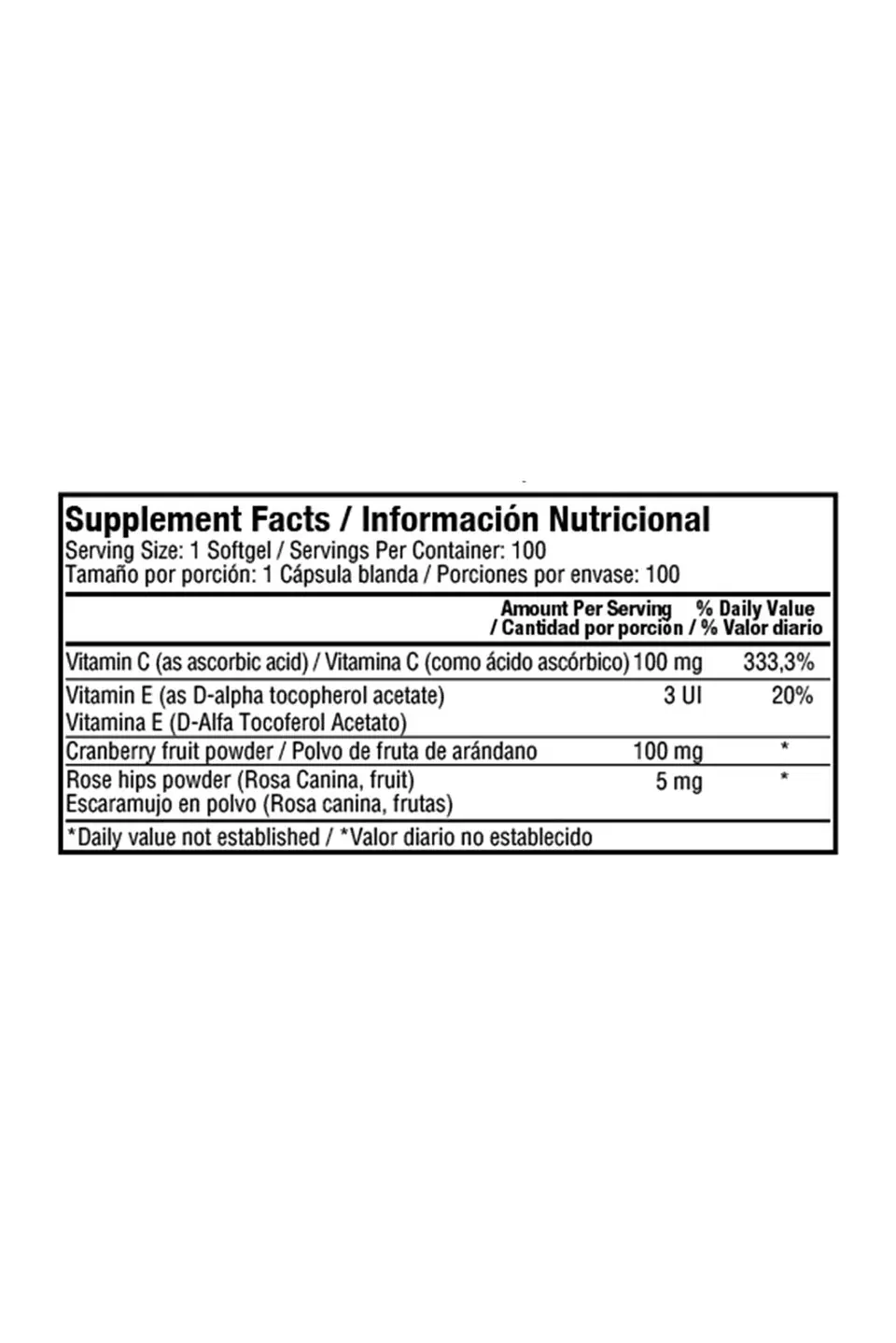 Cistixin 100Softgels Healthy America 2