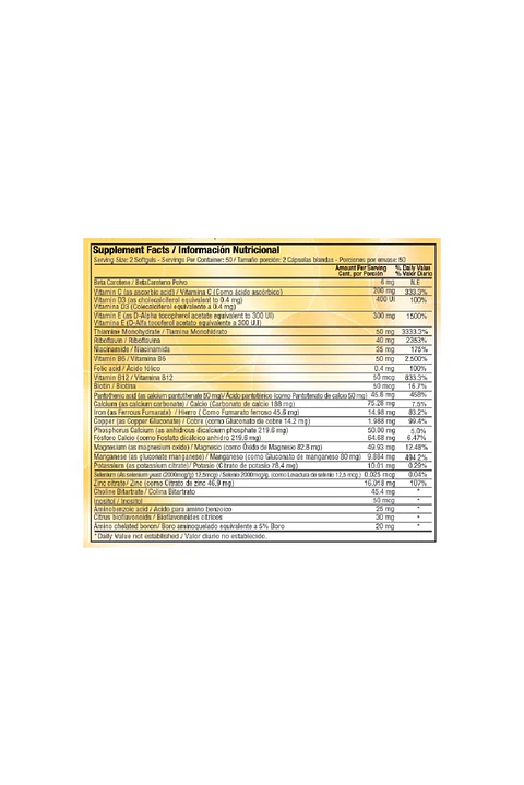 Geriavital 100 Softgels Healthy America