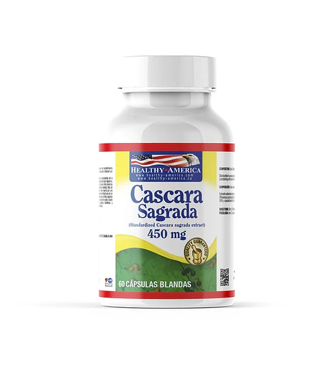 Cascara Sagrada 450Mg 60Capsulas Healthy America