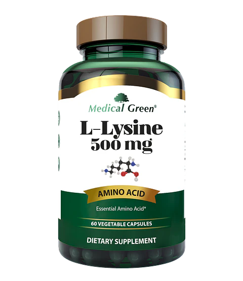 L Lysine 500 Mg 60 Tabletas Medical Green